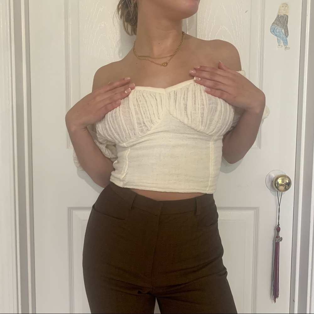 Jens pirate booty gauze top